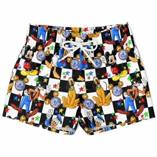 Mickey Mouse Clubhouse Swim Trunks, Mickey Boys Beach Shorts, Disney Vacation Swimwear