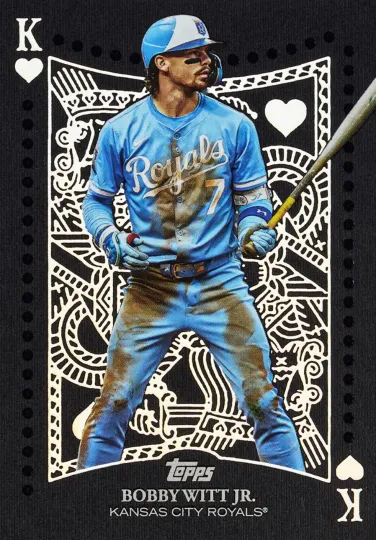 Topps 2025 All Kings Bobby Witt Jr. Poster Kansas City Royals