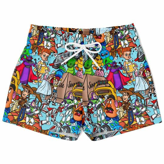 Discover Toy Story Swim Trunks, Woody and Buzz Boys Beach Shorts, Disney Vacation Swimwear, Swim Suit Swim Trunks, Vacation Essentials, Kids Swim