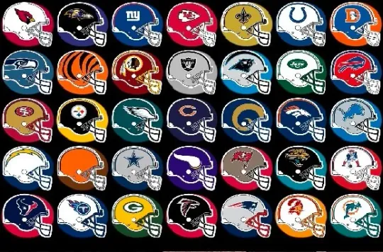 Discover Football Teams Helmet Logos Fridge Magnet