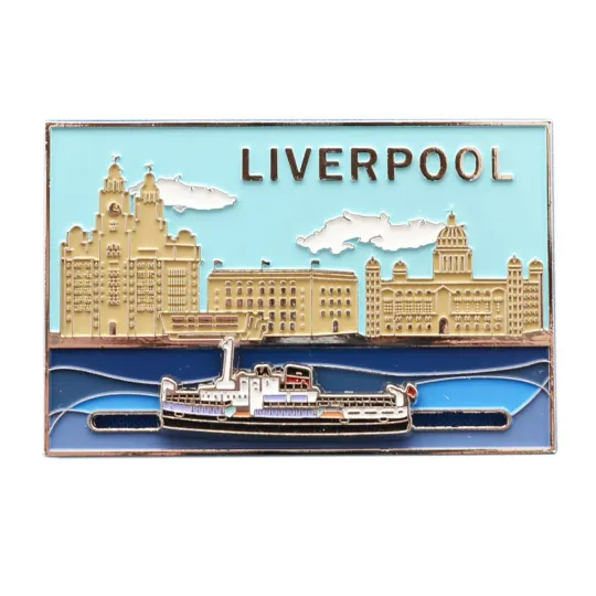 Discover Liverpool Waterfront Fridge Magnet