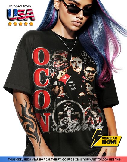 Discover Esteban Ocon T-Shirt, Unisex Crewneck