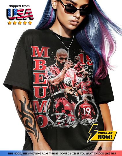 Discover Mbuemo T-Shirt, Mbuemo iconic , red devils Unisex Crewneck Tee