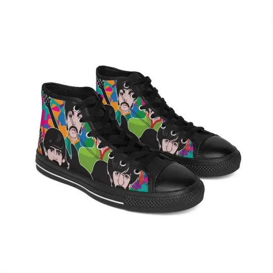 Discover The Beatles I Artwork I Men's High Top Sneakers