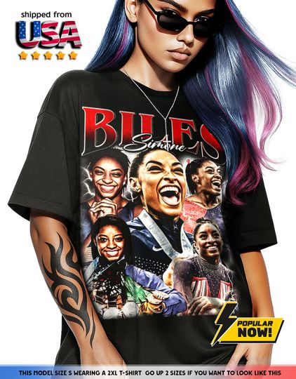 Discover Simone Biles T-Shirt, Unisex Crewneck Tee