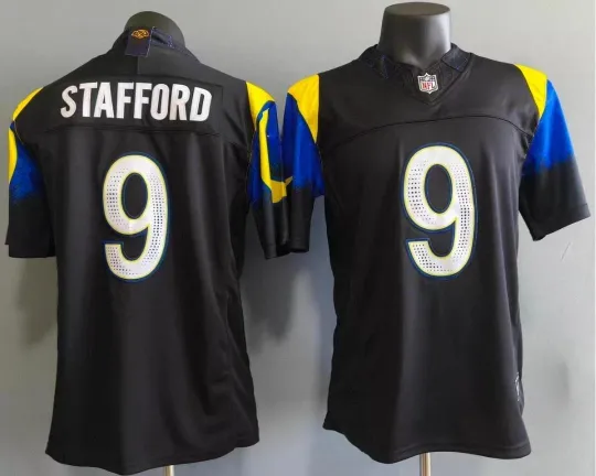 Discover Men's/Youth Ramss #9 Matthew Stafford 2025 Rivalries Sewn Jersey