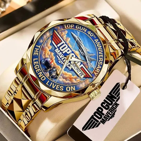 Discover Top Gun 40th Anniversary Alloy Luxury Quartz Watch