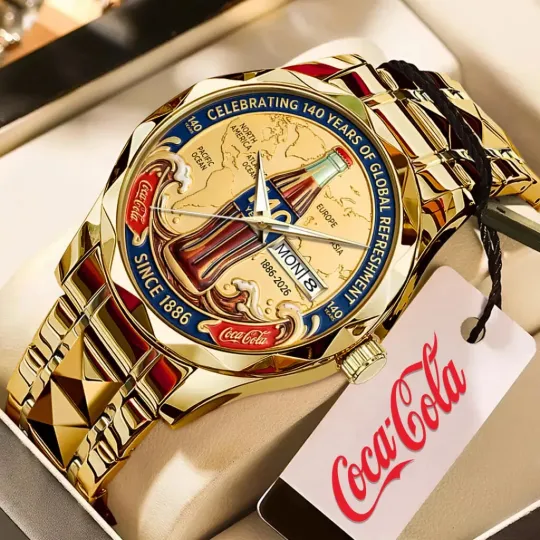 Discover Cola 140th Anniversary Alloy Luxury Quartz Watch