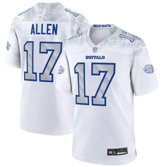 #17 Josh Allen 2025 Rivalry Series  MEN Jersey White