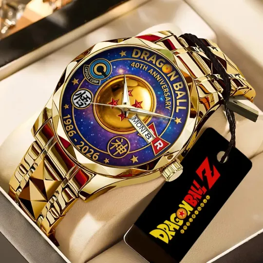 Discover Dragon Ball 40th Anniversary Alloy Luxury Quartz Watch