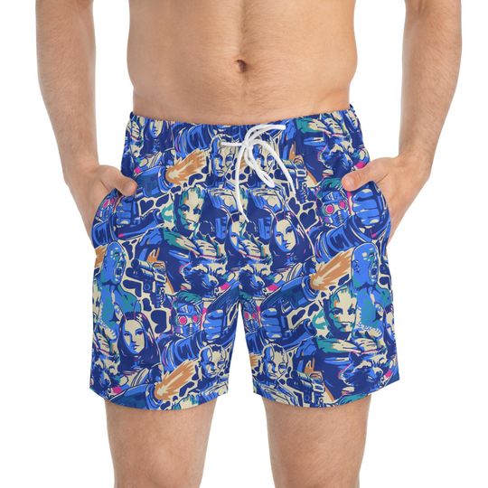 Discover Guardians of the Galaxy Swim Trunks, Guardians Mens Beach Shorts, Disney Vacation Swimwear
