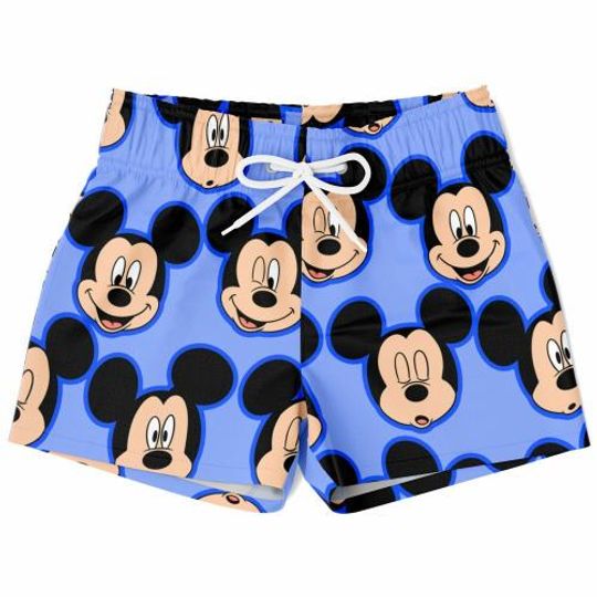 Discover Mickey and Friends Swim Trunks, Mickey Boys Beach Shorts, Disney Vacation Swimwear