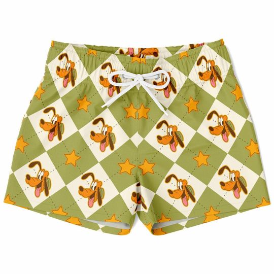 Discover Pluto Swim Trunks, Mickey and Pluto Boys Beach Shorts, Disney Vacation Swimwear
