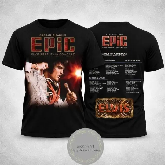 Discover Elvis Presley in Concert 2026 3D T-Shirt