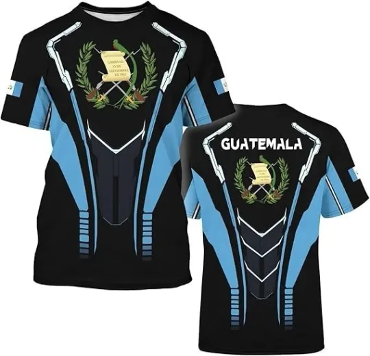 Discover BJU Guatemala Flag- Flag Badge Novelty T-Shirt