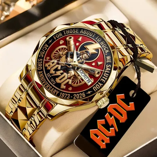 AC Alloy Luxury Quartz Watch