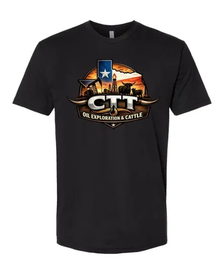 Discover Oil Exploration & Cattle Unisex T-Shirt