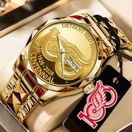 Discover Red Wings 100th Anniversary Alloy Luxury Quartz Watch
