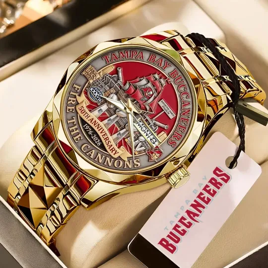 Discover Buccaneers 50th Anniversary Alloy Luxury Quartz Watch