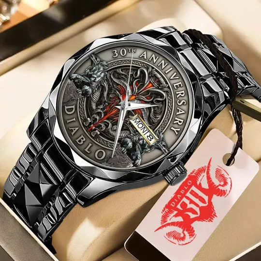 Discover Diablo 30th Anniversary Alloy Luxury Quartz Watch