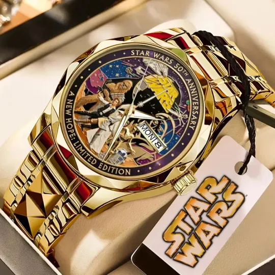 Discover Star Wars 50th Anniversary 2027 Alloy Luxury Quartz Watch