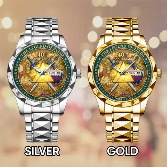 Discover The Legend of Zelda 40th Anniversary Alloy Luxury Quartz Watch