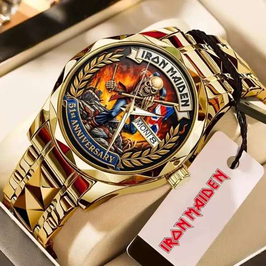Discover Iron Maiden Alloy Luxury Quartz Watch