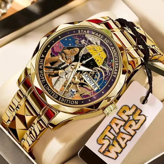 Star Wars 50th Anniversary 2027 Alloy Luxury Quartz Watch