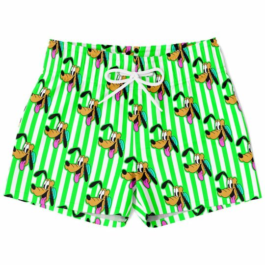 Discover Pluto Swim Trunks, Mickey and Pluto Boys Beach Shorts, Disney Vacation Swimwear
