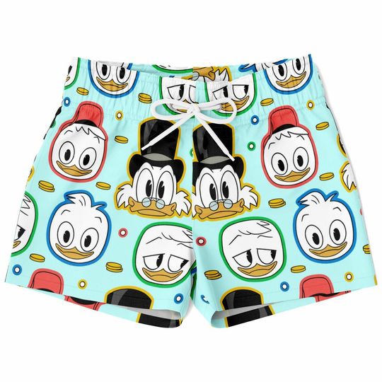 Discover Ducktales Swim Trunks, Ducktales Boys Beach Shorts, Disney Vacation Swimwear