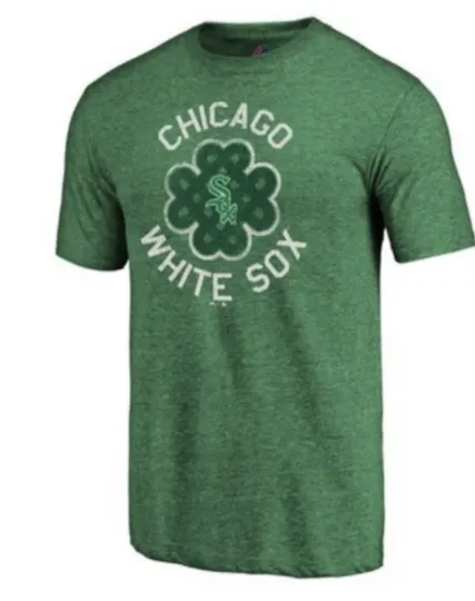 Men's White Sox Majestic St. Patrick's Day Luck Tradition T-Shirt