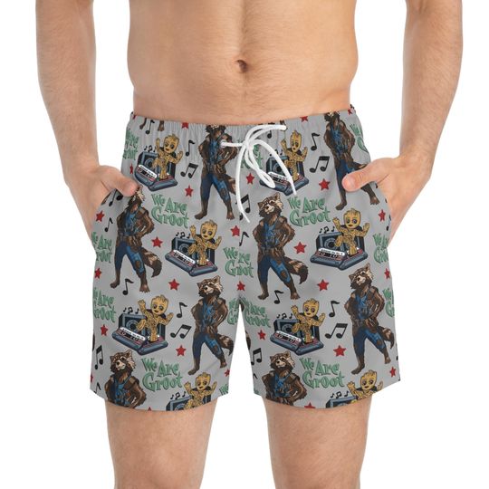 Discover Guardians of the Galaxy Swim Trunks, Guardians Mens Beach Shorts, Disney Vacation Swimwear