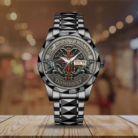 Discover Diablo 30th Anniversary Alloy Luxury Quartz Watch