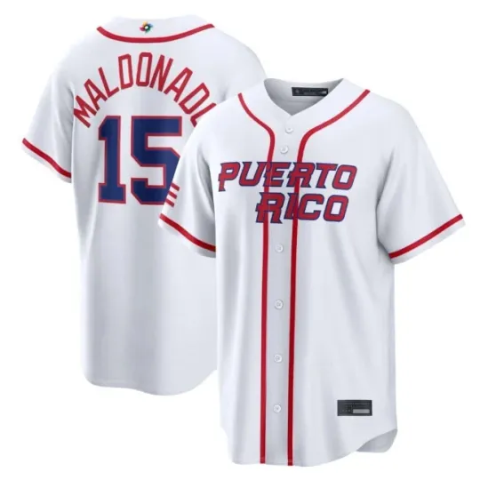 Discover Men's Martín Maldonado 2026 World Baseball Classic Baseball Printed Jersey