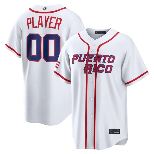Discover Custom Team Puerto Rico 2026 World Baseball Classic Baseball Printed Jersey