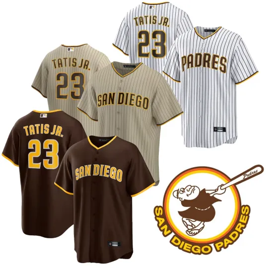 Discover Men's Padress FRD Tatis Jr. Home Limited Player Printed Jersey All Size