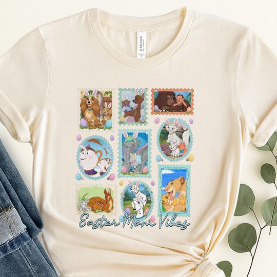 Discover Disney Easter Mom Vibes Shirt, 2026 Holiday Stamp Style Family Matching Tee