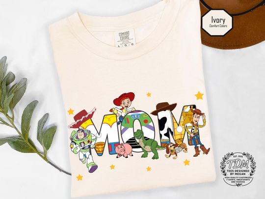 Discover Comfort Colors Retro Mom Toy Story Shirt, Toy Story Mother's day Shirt,Disney Pixar Shirt