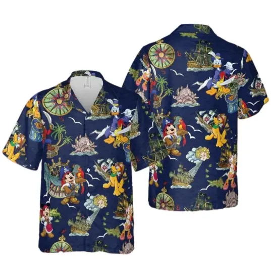 Discover Pirates of Caribbean Button Down Shirt