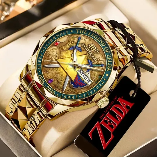 Discover The Legend of Zelda 40th Anniversary Alloy Luxury Quartz Watch