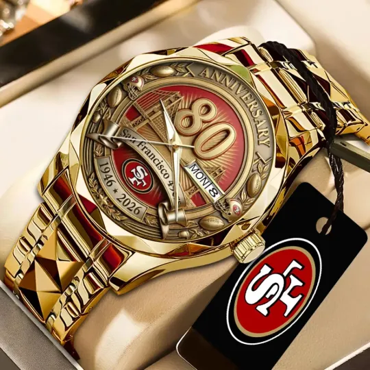 49ers Alloy Luxury Quartz Watch