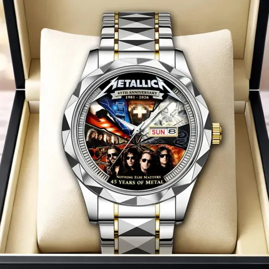 Discover Metallica 45th Anniversary Alloy Luxury Quartz Watch