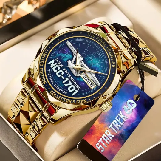 Discover Star Tr e k 60th Anniversary Alloy Luxury Quartz Watch – 21419