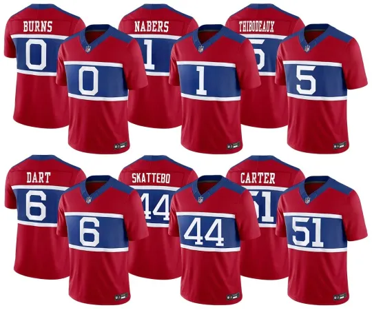 Discover Men's Giantss Century Red Game Jersey