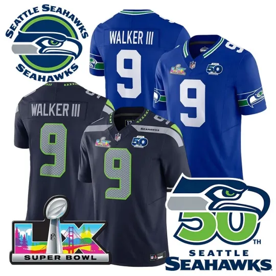 Discover Men's Kenneth Walker III Super B.owl LX Jersey