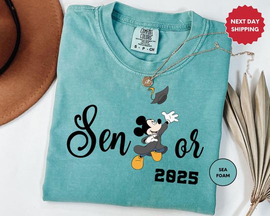 Discover Comfort Colors Mickey Senior 2026 Graduation Shirt, Disney Class of 2026 Mickey Shirt
