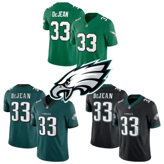 Discover Men's Eagless #33 Cooper DeJean Limited Jersey Jersey All Size