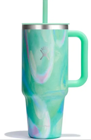 Discover Hydro Flask 40 oz Travel Tumbler with Handle, Lid, Straw Limited Edition Jelly