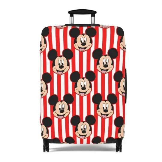 Discover Disney Luggage Cover, Mickey Mouse Suitcase Protector, Travel Accessories, Gift