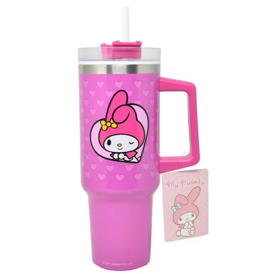 Sanrio Hello Kitty 40oz Stainless Steel Tumbler with Handle